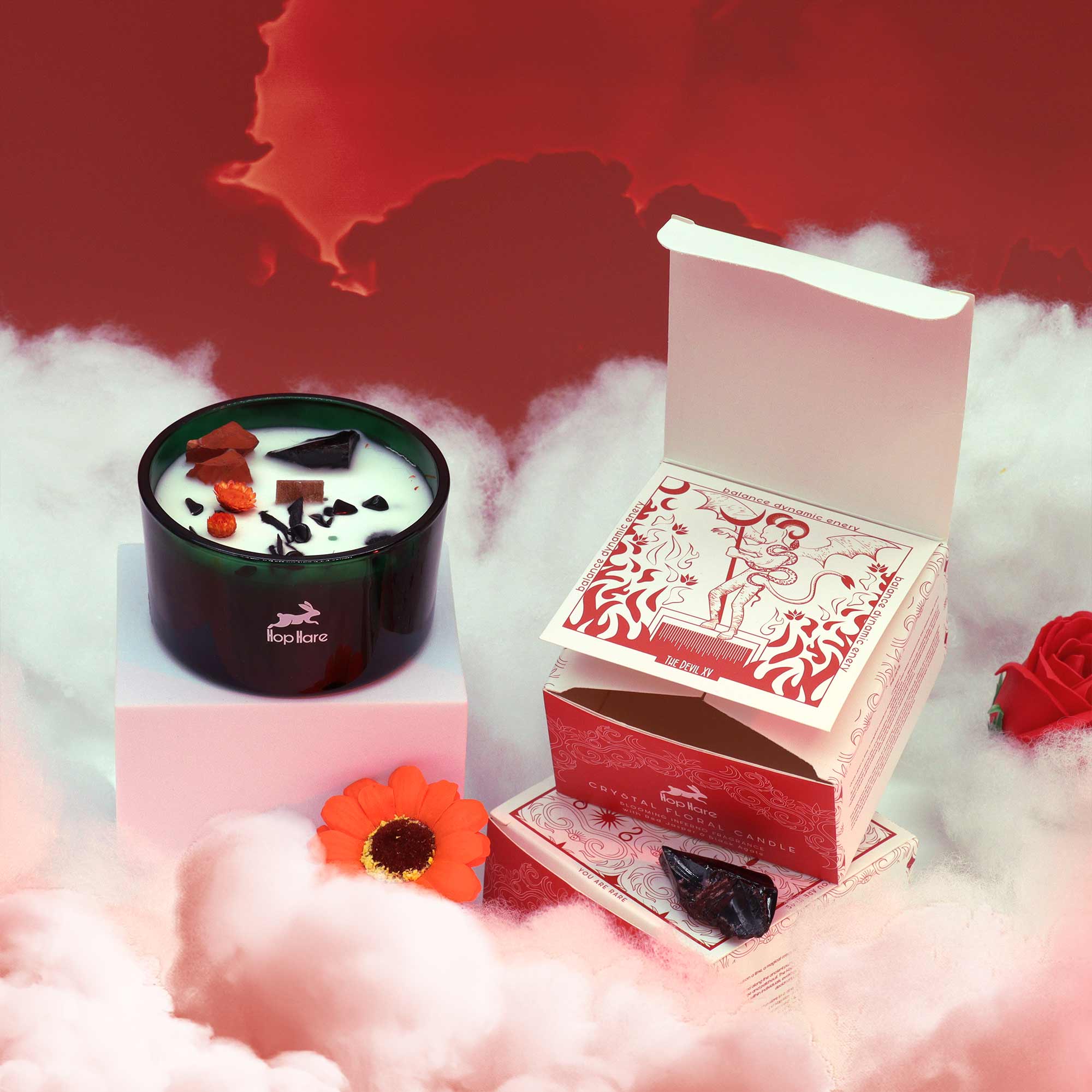66589 Vela Flor Mágica de Cristal Hop Hare - El Diablo